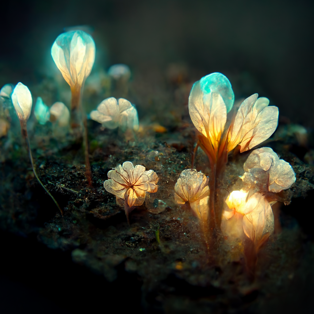 Alfon_Medina_irregular_glowy_flowers_growing_from_the_ground._M_f2868704-1c68-40fa-8c7e-782925f86119.png