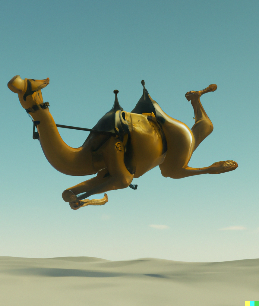 A flying Camel C