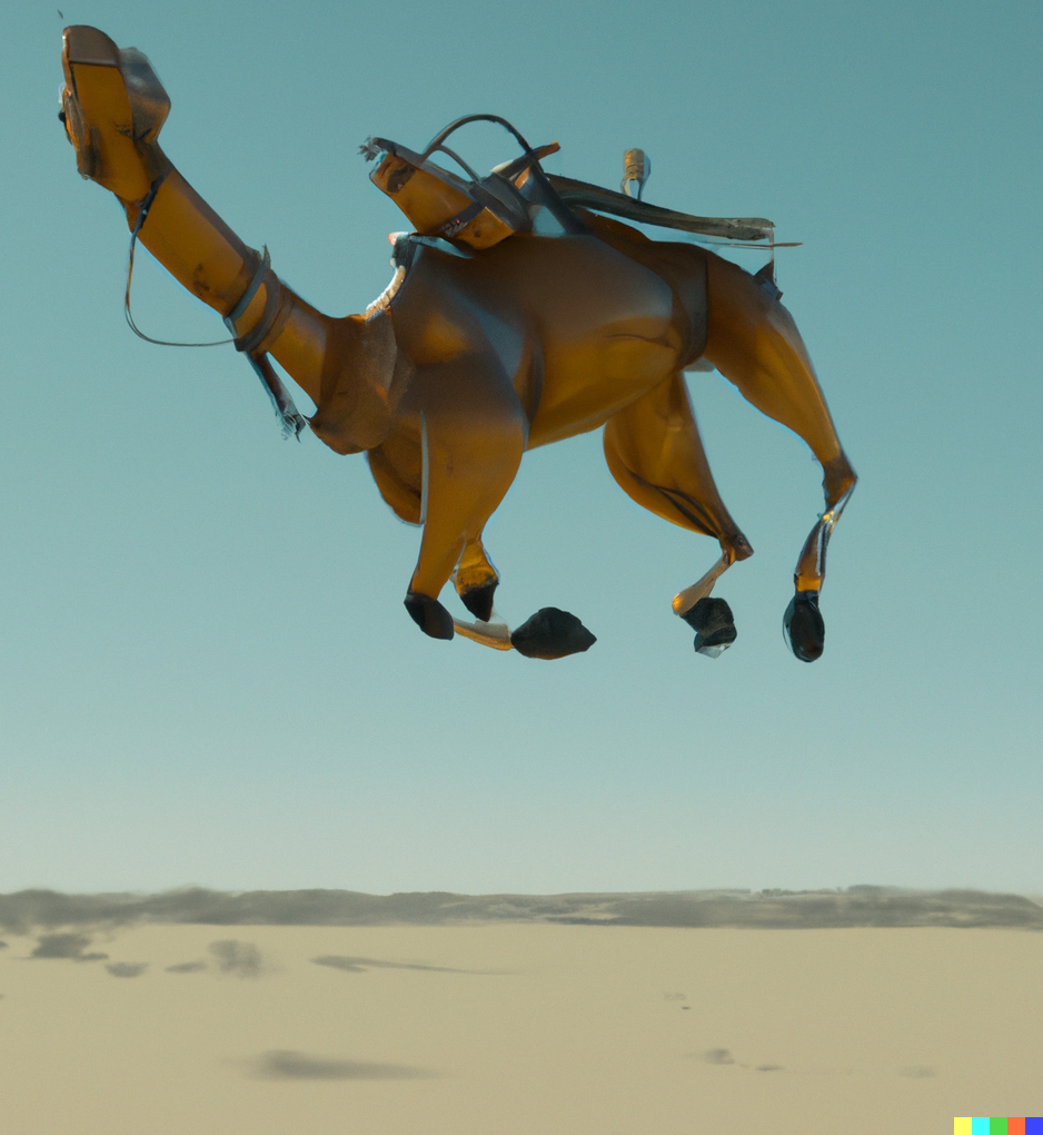 A flying Camel A